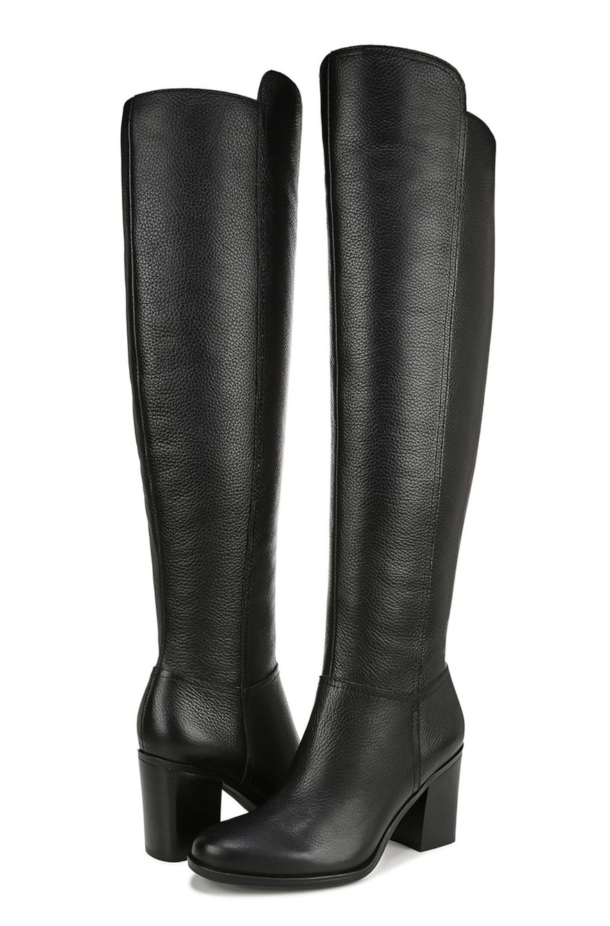 Naturalizer Womens Kyrie Heeled Knee High Boots US 11 M Black Leather NIB